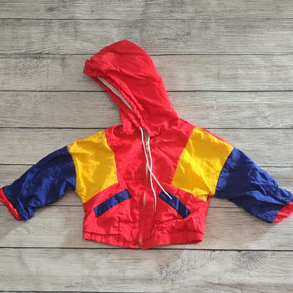 Colorful Kids Hooded Jacket